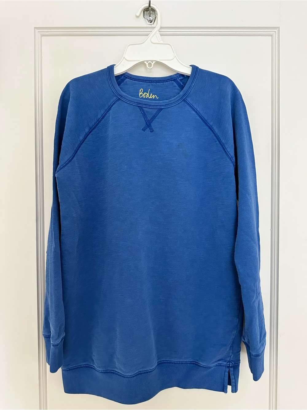 Boden Girl Size 15/16 Royal Blue Crewneck Sweatshirt